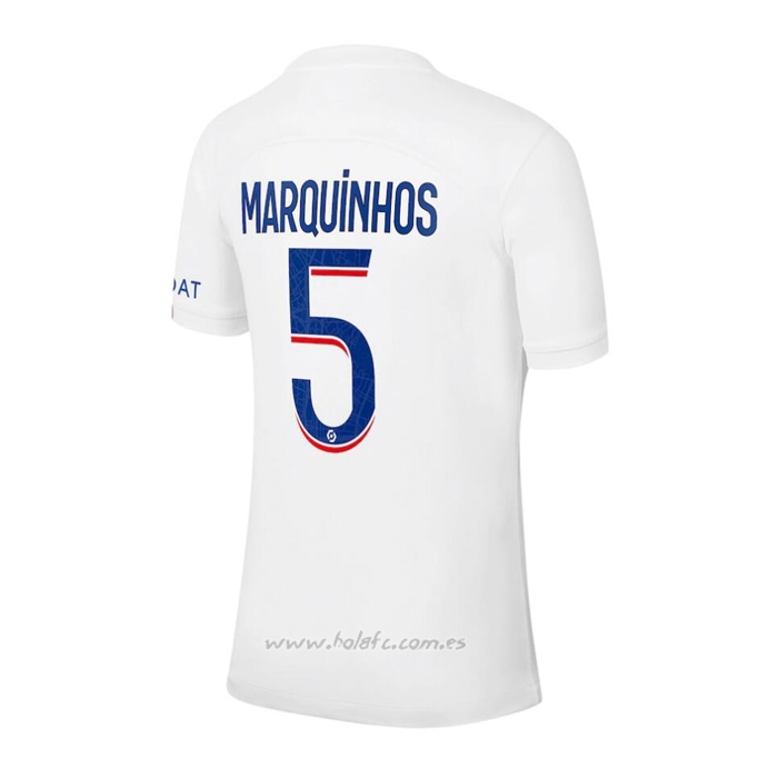 Camiseta Paris Saint-Germain Jugador Marquinhos Tercera 2022-2023